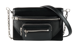 Attica Small Crossbody, Leather, Black, MIV, 3*